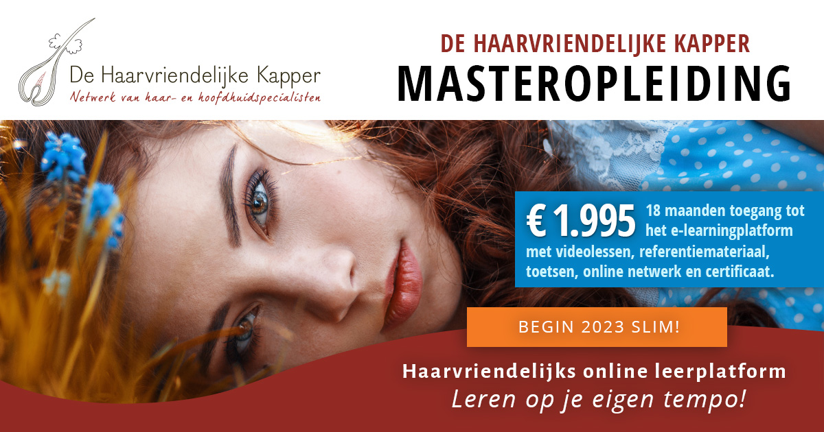 Banner Masteropleiding De Haarvriendelijke Kapper