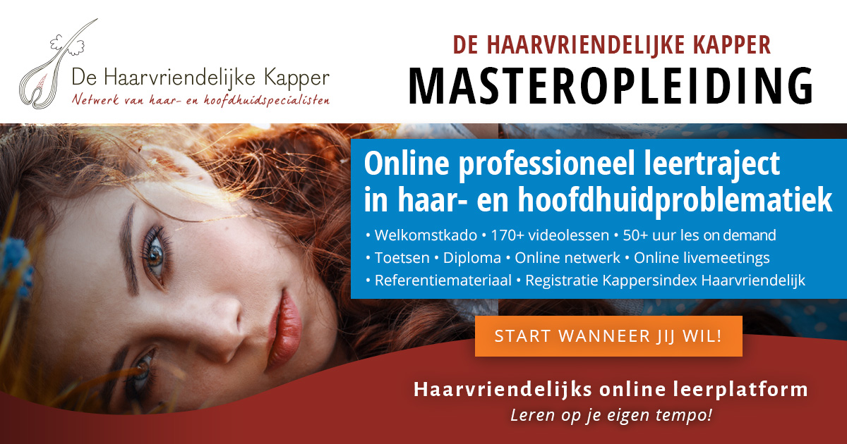 Banner Masteropleiding De Haarvriendelijke Kapper