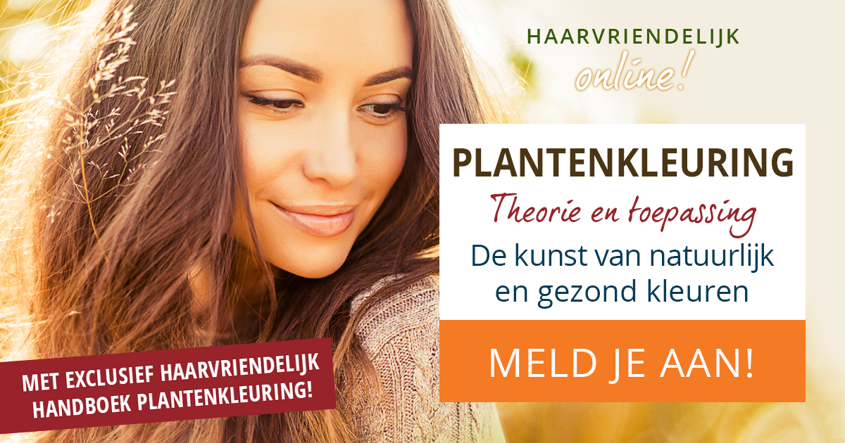 Banner Haarvriendelijk online training Plantenkleuring – theorie en toepassing