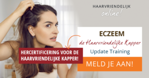 Banner Update Training Eczeem voor de herregistratie als Haarvriendelijke Kapper